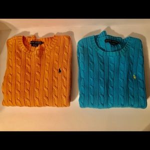 2 Women’s Ralph Lauren Logo Sweaters
